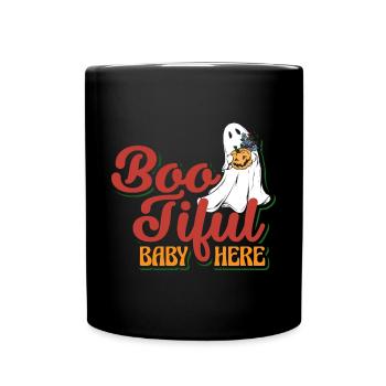 Boo-Tiful Bébé Premier Halloween - Mug uni - noir - Devant
