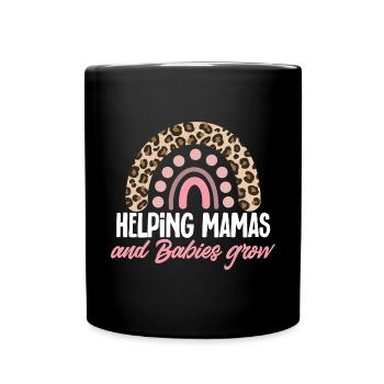 Lactation Consultant IBCLC - Full Colour Mug - black - Front