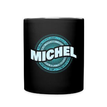 Michel - Mug uni - noir - Devant