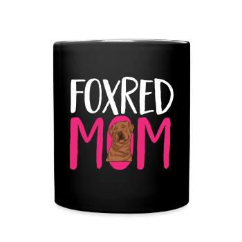 Foxred Labrador Fox Red Labrador Retriever - Full Colour Mug - black - Front