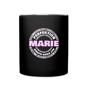 Perfektion Marie - Tasse einfarbig - Schwarz - Vorne