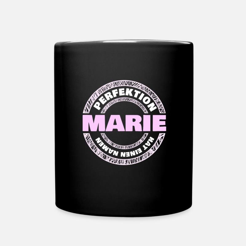 Perfektion Marie - Tasse einfarbig - Schwarz