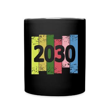 2030 - Full Colour Mug - black - Front
