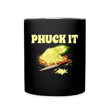 Funny Phuck It Laotian Cuisine - Full Colour Mug - black - Front