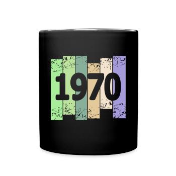 Œuvre d’art 1970 - Mug uni - noir - Devant
