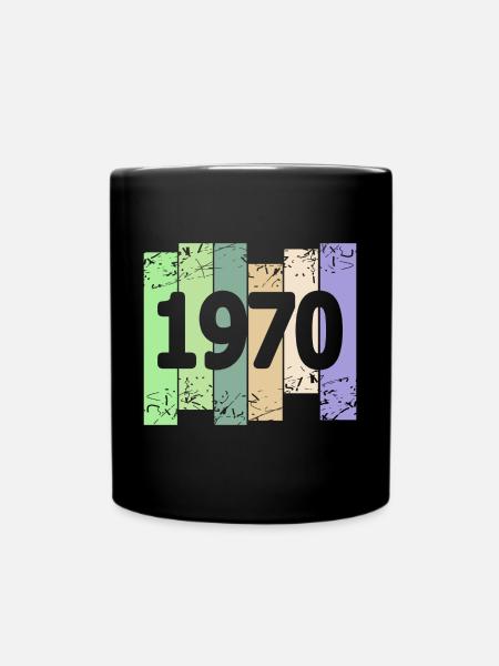 Kunstwerk 1970 - Tasse einfarbig - Schwarz