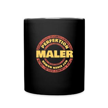 maler maler - Tasse einfarbig - Schwarz - Vorne