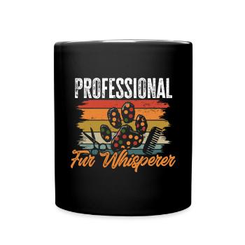 Salon de coiffure pour chiens - Mug uni - noir - Devant