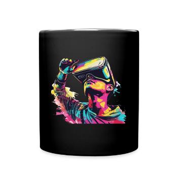 Réalité virtuelle - Immergez-vous dans un - Mug uni - noir - Devant