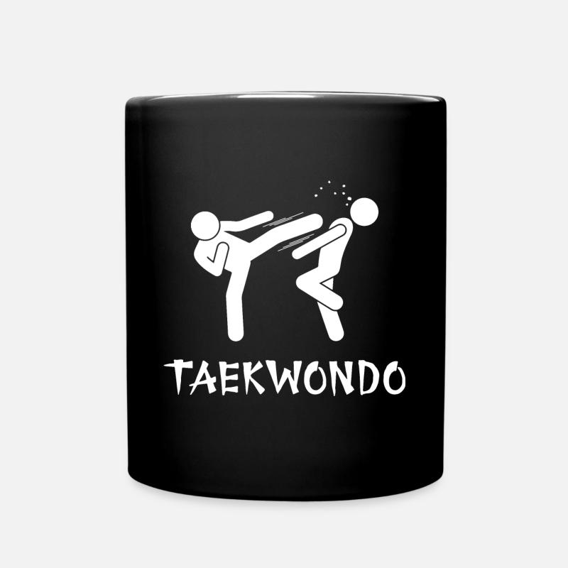 Taekwondo - Tasse einfarbig - Schwarz