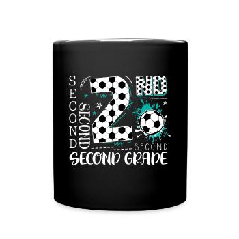 2nd Grade Football - Full Colour Mug - black - Front