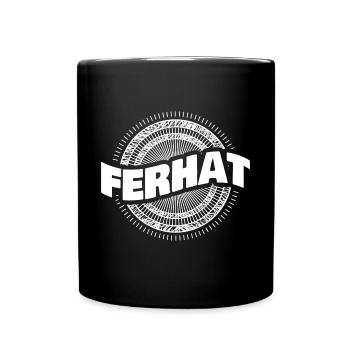 Ferhat - Tasse einfarbig - Schwarz - Vorne