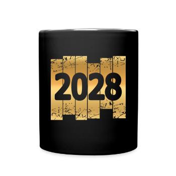 2028 - Tasse einfarbig - Schwarz - Vorne