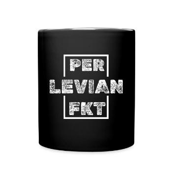 Geschenk für Levian - Tasse einfarbig - Schwarz - Vorne