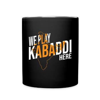 Gift for Kabaddi Lovers - Full Colour Mug - black - Front