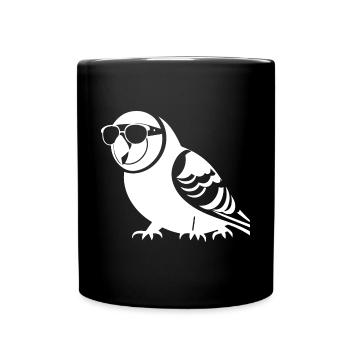 Lustiger Vogel mit Sonnenbrille Cool Bourke's Parak - Tasse einfarbig - Schwarz - Vorne