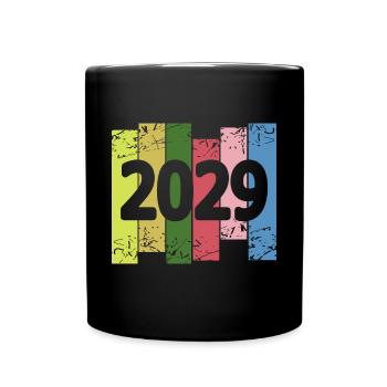 2029 - Tasse einfarbig - Schwarz - Vorne