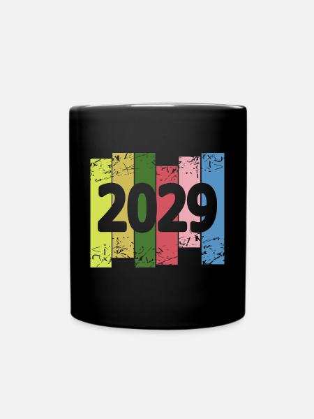 2029 - Tasse einfarbig - Schwarz