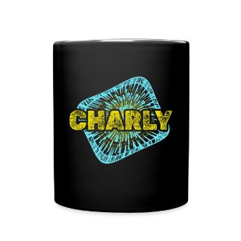 Freizeit Charly - Tasse einfarbig - Schwarz - Vorne