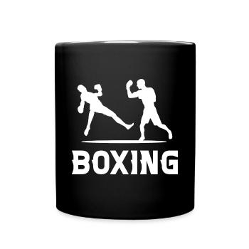 Boxen - Tasse einfarbig - Schwarz - Vorne