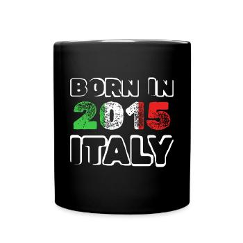 Né en 2015 - Mug uni - noir - Devant