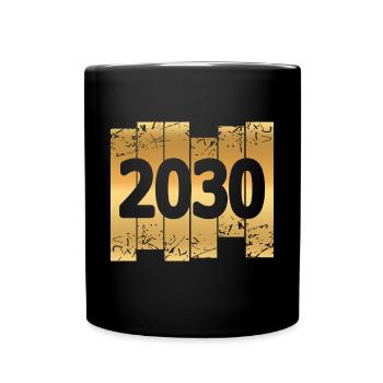 2030 - Full Colour Mug - black - Front