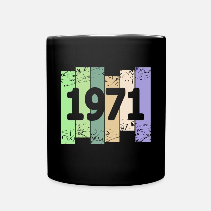 1971 - Mug uni - noir