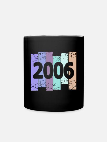 Grufti 2006 - Tasse einfarbig - Schwarz