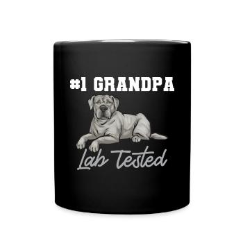 Silver Labrador Retriever Silver Lab - Mug uni - noir - Devant