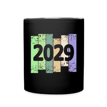2029 - Tasse einfarbig - Schwarz - Vorne