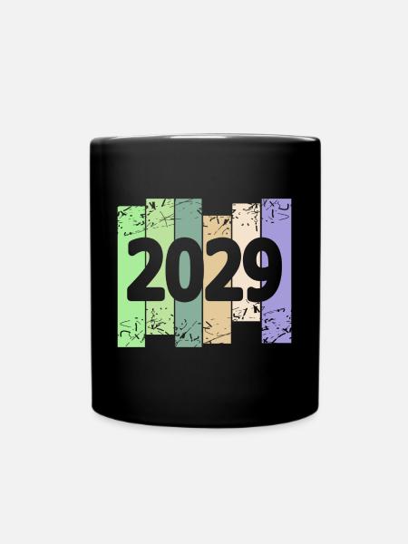 2029 - Tasse einfarbig - Schwarz