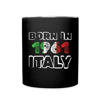 Né en 1961 - Mug uni - noir - Devant