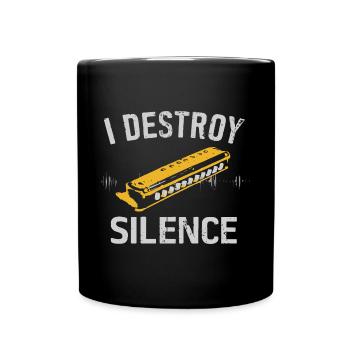 Keytar Keyboard Gift - Full Colour Mug - black - Front