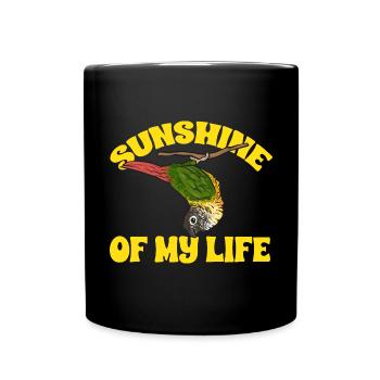 Molina Parakeet Parrot Bird Parakeet - Full Colour Mug - black - Front