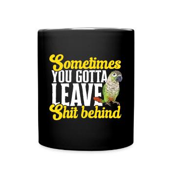 Molina Parakeet Parrot Bird Parakeet - Full Colour Mug - black - Front