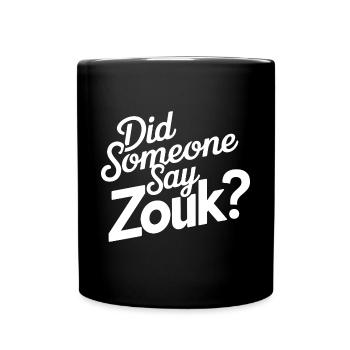 Zouk-Tanz-Geschenk - Tasse einfarbig - Schwarz - Vorne