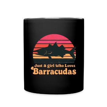 Cadeau pour Barracuda Fish Lover - Mug uni - noir - Devant