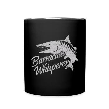 Cadeau pour l’amateur de poissons Barracuda - Mug uni - noir - Devant