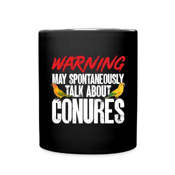 Parakeet, Parrot, Parakeet, Bird - Full Colour Mug - black - Front