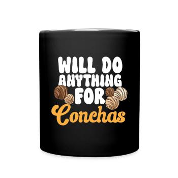 Concha Hispanique Mexicain Pan Dulce - Mug uni - noir - Devant