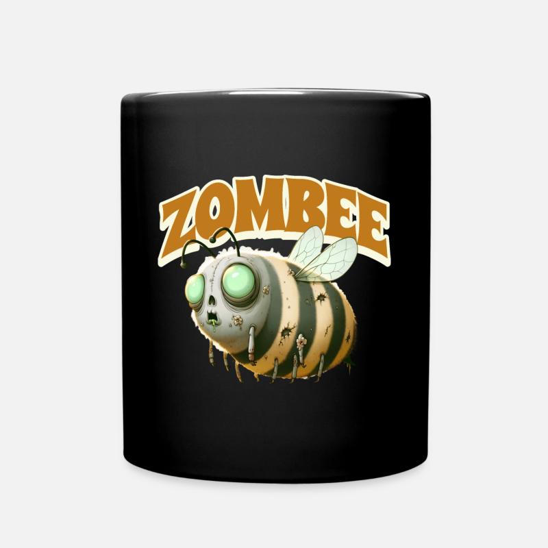 Zombie Biene Zombee - Tasse einfarbig - Schwarz