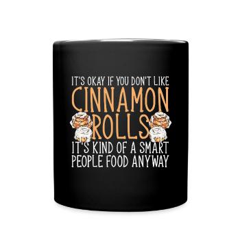 Cinnamon roll - Full Colour Mug - black - Front