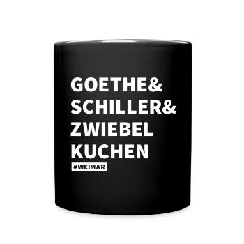 Weimar - Tasse einfarbig - Schwarz - Vorne