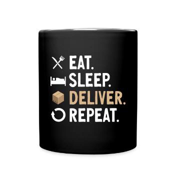 Supplier Package Delivery - Full Colour Mug - black - Front