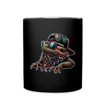 Bartagame Bartagamen Bearded Dragon - Full Colour Mug - black - Front