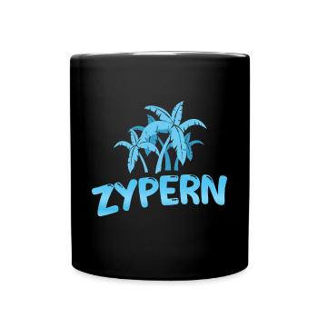 Zypern Zypern - Tasse einfarbig - Schwarz - Vorne