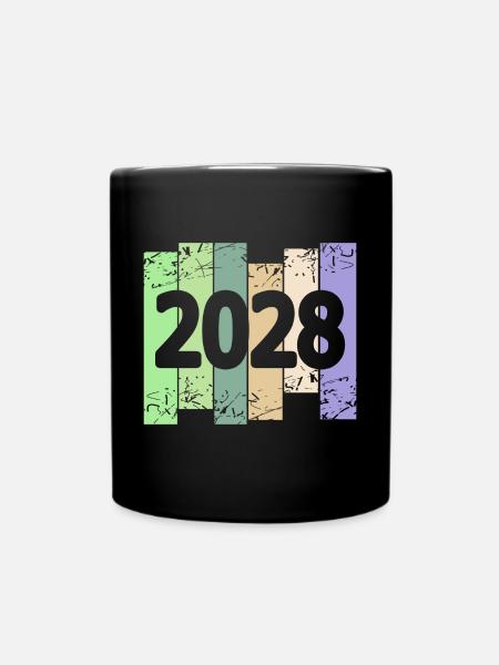 Kunstwerk 2028 - Tasse einfarbig - Schwarz