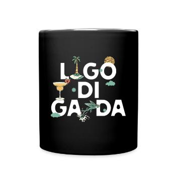 Lago di Garda Lake Garda - Full Colour Mug - black - Front