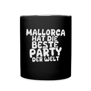 Mallorca as a holiday destination - Full Colour Mug - black - Front