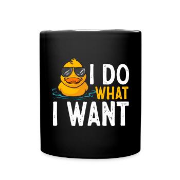 Rubber Duck Rubber Duck - Full Colour Mug - black - Front